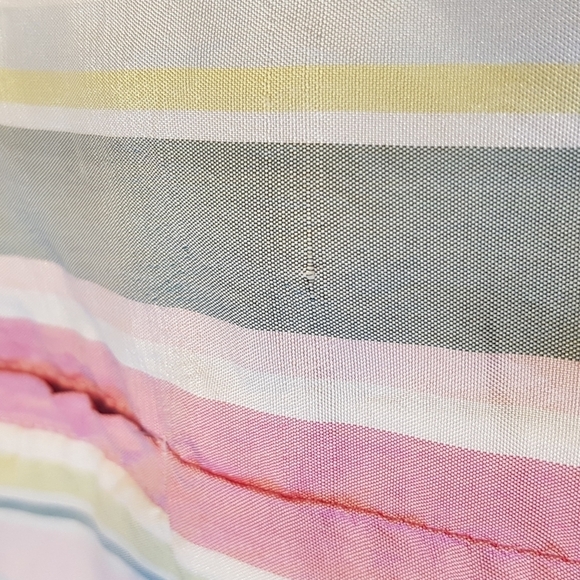 Gymboree girls size 12-18 months dress vertical light color stripes has pockets - Picture 5 of 6